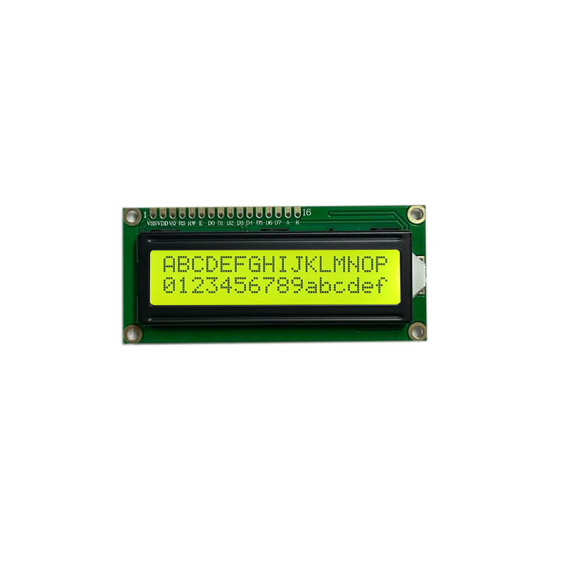 Màn hình LCD 1602 ký tự FSTN Hiển thị Chế độ LCD màu vàng xanh