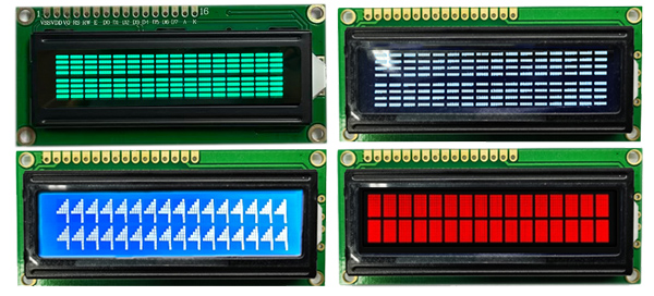 Có bao nhiêu màu để lựa chọn cho màn hình LCD ký tự 16x2?